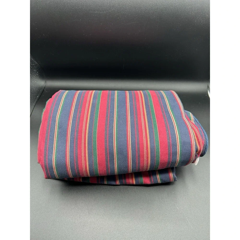 VTG RALPH LAUREN Studio Repetitive Stripes Twin Size Duvet Red Blue Green Yellow